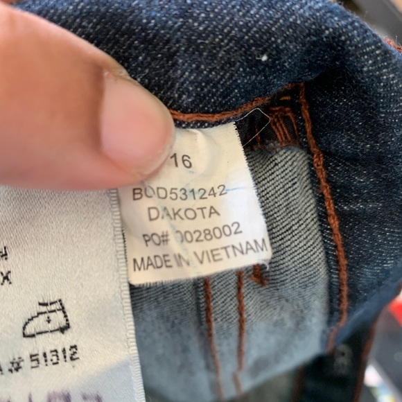 Joe’s- Dark Wash Straight Leg Jeans size 16 - Picture 8 of 8